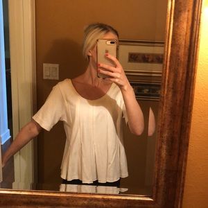 Free People Pleated shirt